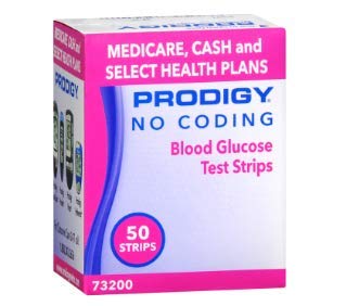 No Coding Blood Glucose Test Strips, Box of 50 A215249