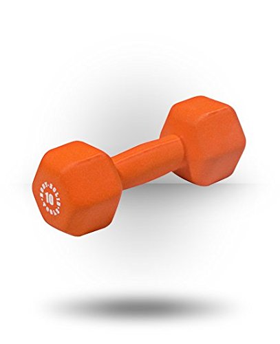Orange 10Lb Neoprene Dumbbell V325144