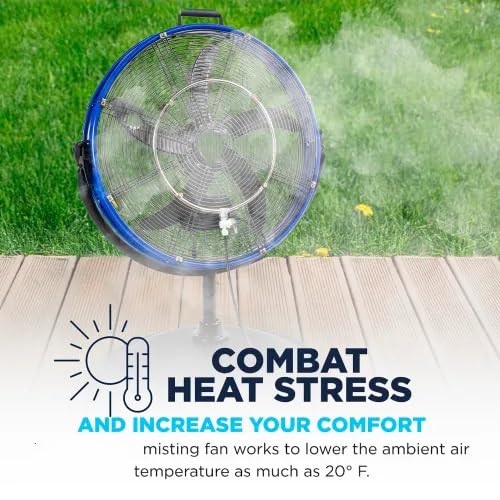 20 Inch 3-Speed Metal Misting Fan B153