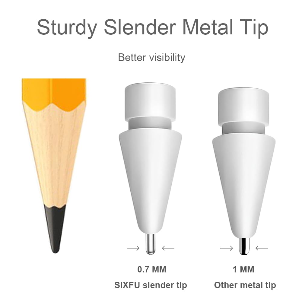Replacement Tips for Apple Pencil 6 Pack O646190