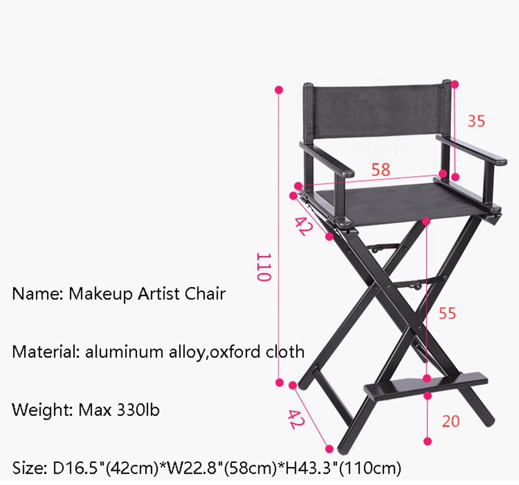 Portable Folding Director's Chair with Arm & Foot Rest P697