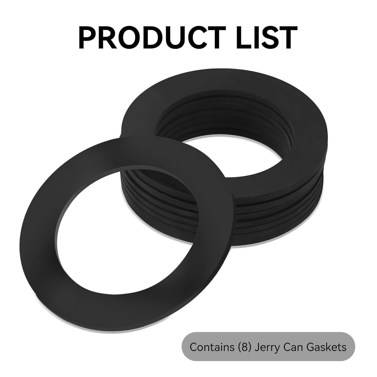 8 Pack Jerry Can Gaskets W905022