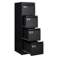 4 Drawer Metal Vertical File Cabinet with Lock D967053