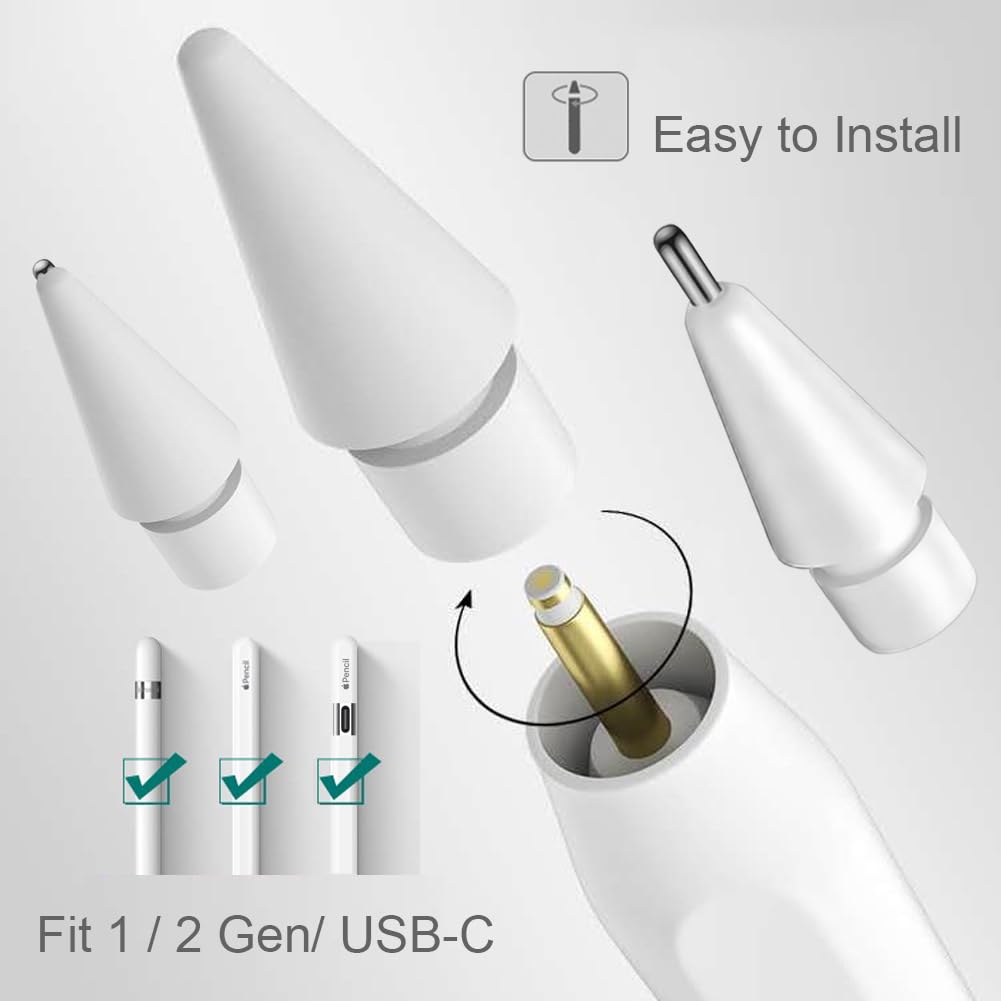 Replacement Tips for Apple Pencil 6 Pack O646190