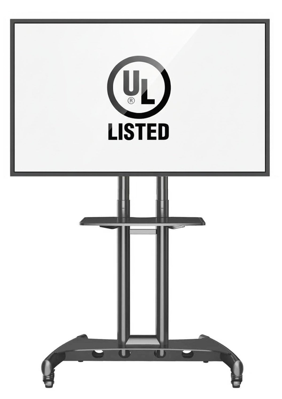 Rolling TV Stand with Wheels for 32 to 75 Inch Flat Panel Screens Z79130