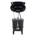 Portable Shampoo Bowl with Electric Pump and 2 Buckets E2585