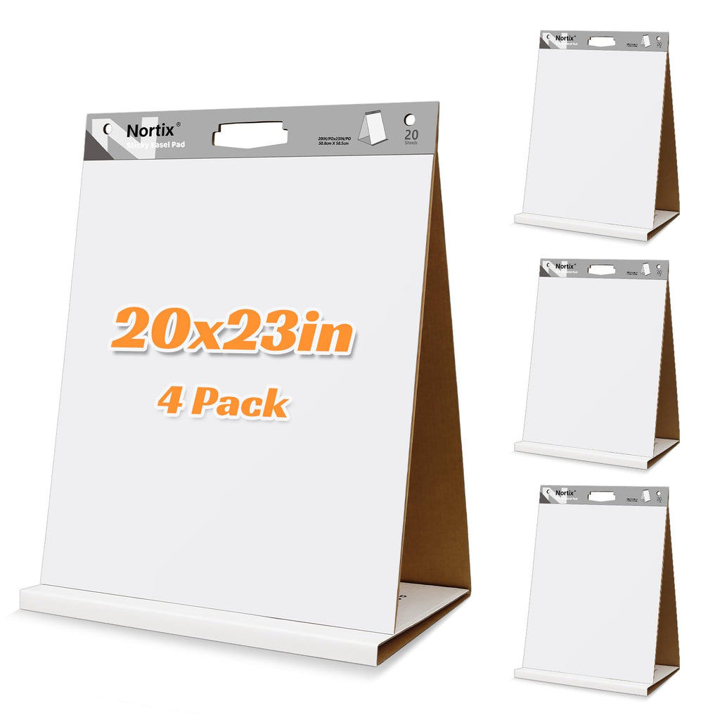 Sticky Easel Pads 20x23 Inches 20 Sheets 4 Pads N860