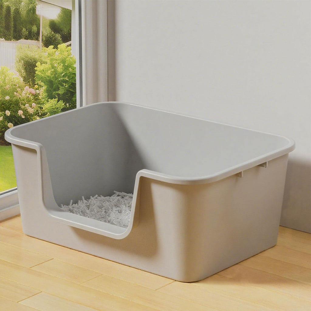 Low Entry High Sides Cat Litter Box B4373