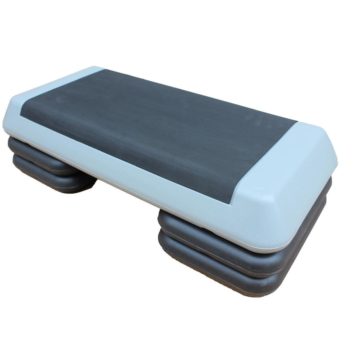 Adjustable Aerobic Exercise Step Platform with 2/4 Stackable Risers J884
