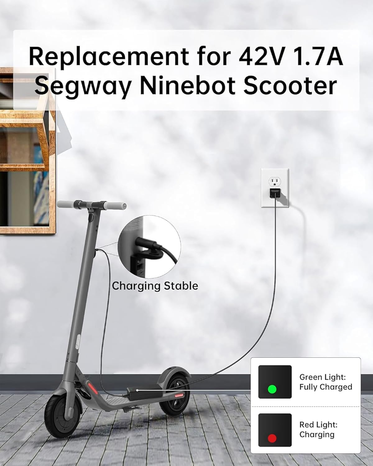 42V 1.7A Charger for Electric Scooter H1672
