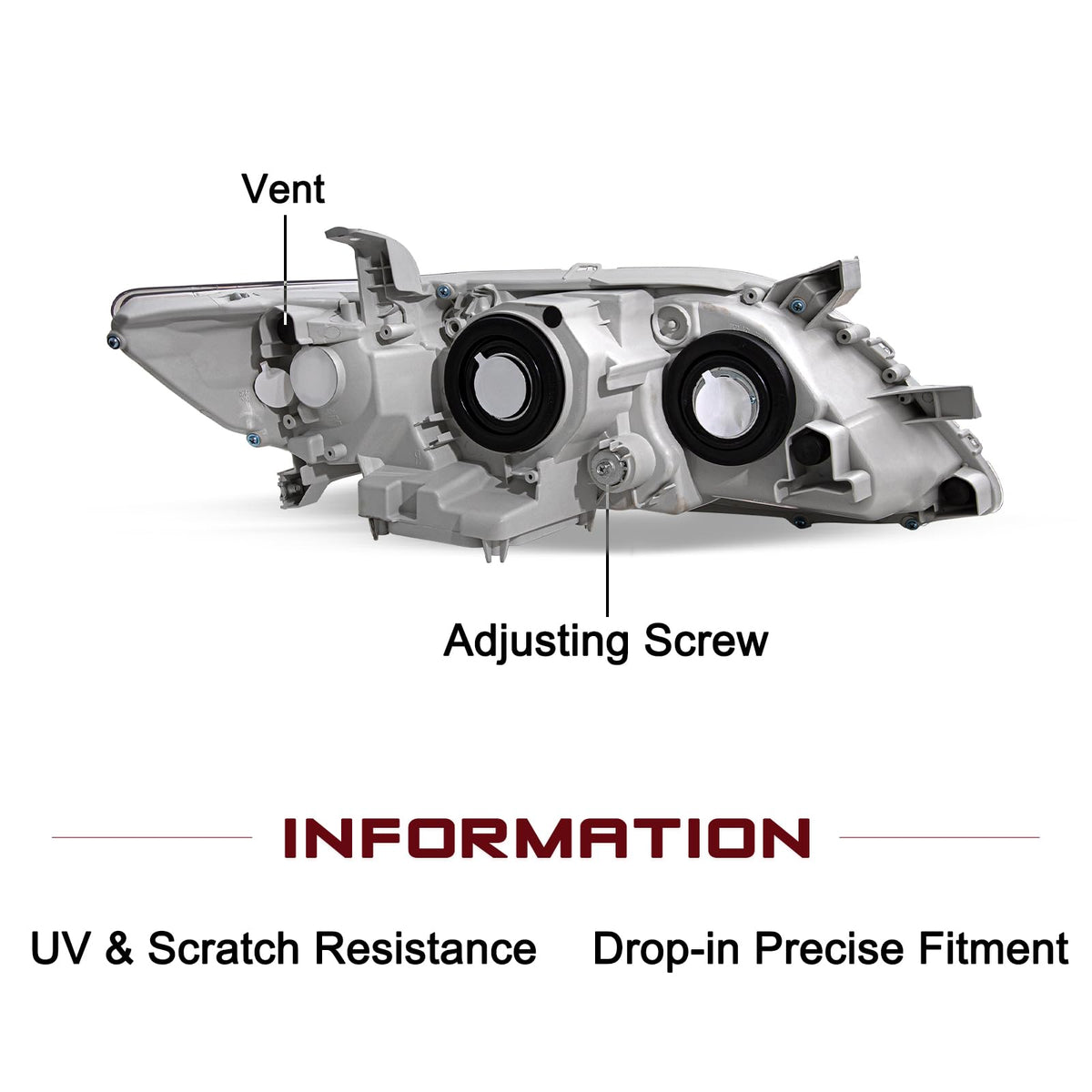 Headlight Compatible with 2007-2009 Toyota Camry V682491