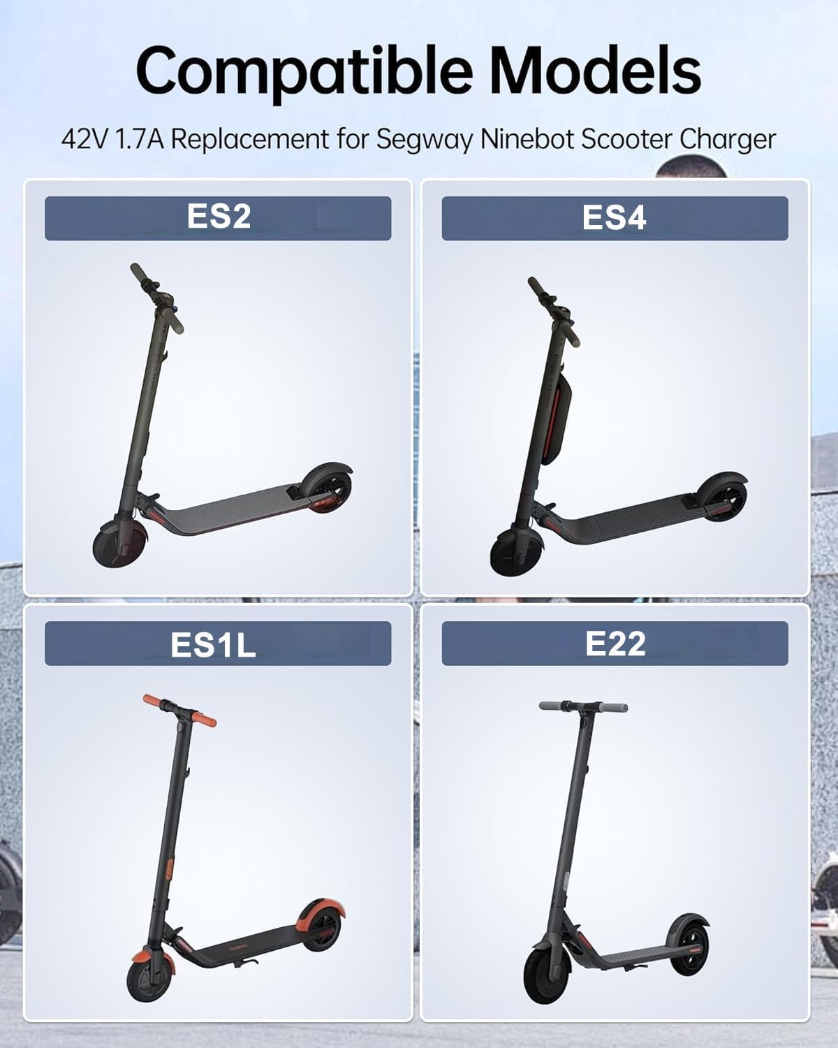 42V 1.7A Charger for Electric Scooter H1672