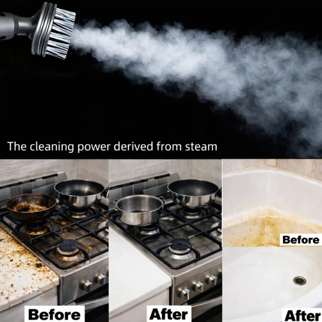 300°F Scrub & Steam Mop with 13 Accessories O269