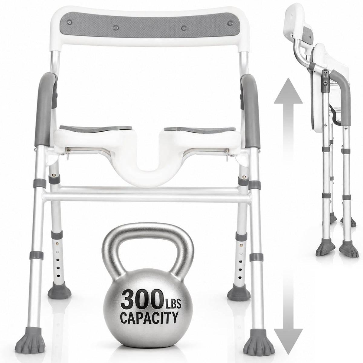 U-Shaped Shower Chair with Arms E669