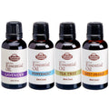 4 Pure Essential Oil Set Peppermint Lavender Sweet Orange Tea Tree 30ml L69252