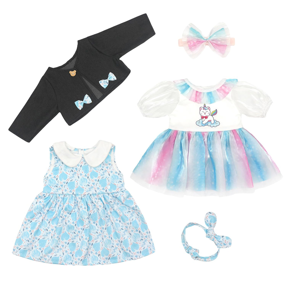 2 Sets Doll Clothes for 20-22 Inch Dolls W3292