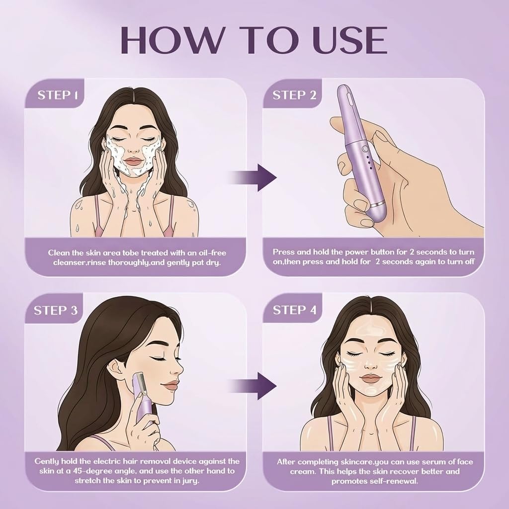 Dermaplane Razor for Face Hair Removal A403