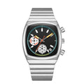 Mens Chronograph Stainless Steel Waterproof Analog Wristwatch E6551