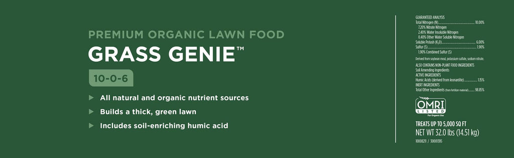 10-0-6 Organic Grass Fertilizer 32 lb Bag J88995