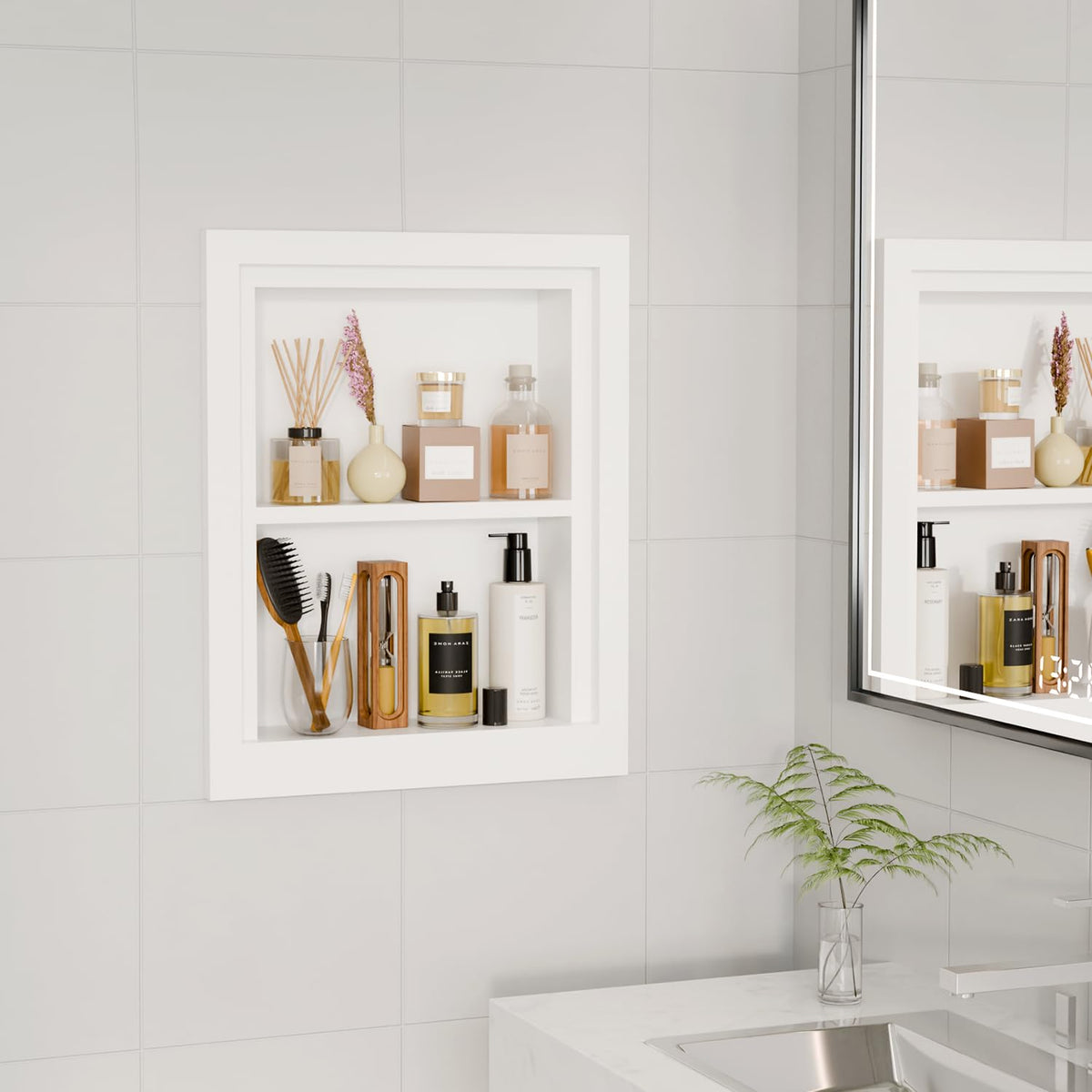 Solid Wood 14 X 18 Recessed Medicine Cabinet L2900