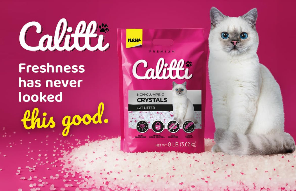 Unscented Dust Free Silica Gel Cat Litter 8 lb Bag R511