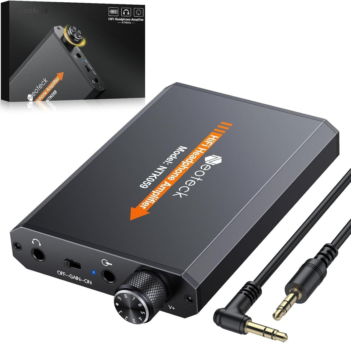 16-300 Ohm Portable Headphone Amplifier A128