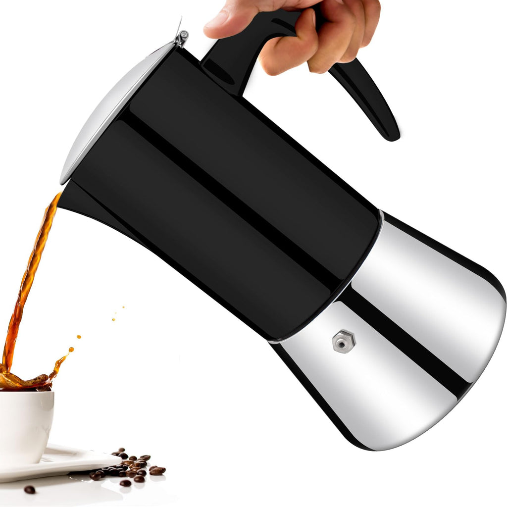 12 Cup Thickened 304 Stainless Steel Moka Pot N72878