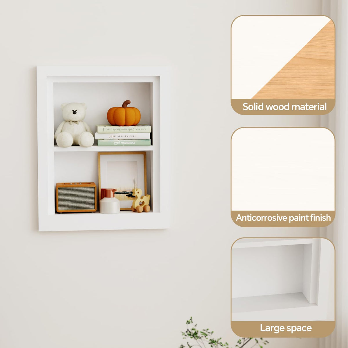 Solid Wood 14 X 18 Recessed Medicine Cabinet L2900