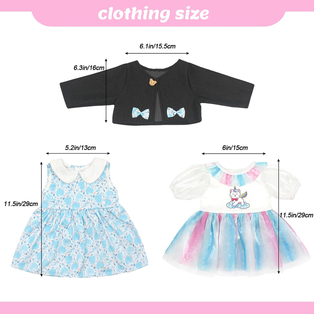 2 Sets Doll Clothes for 20-22 Inch Dolls W3292