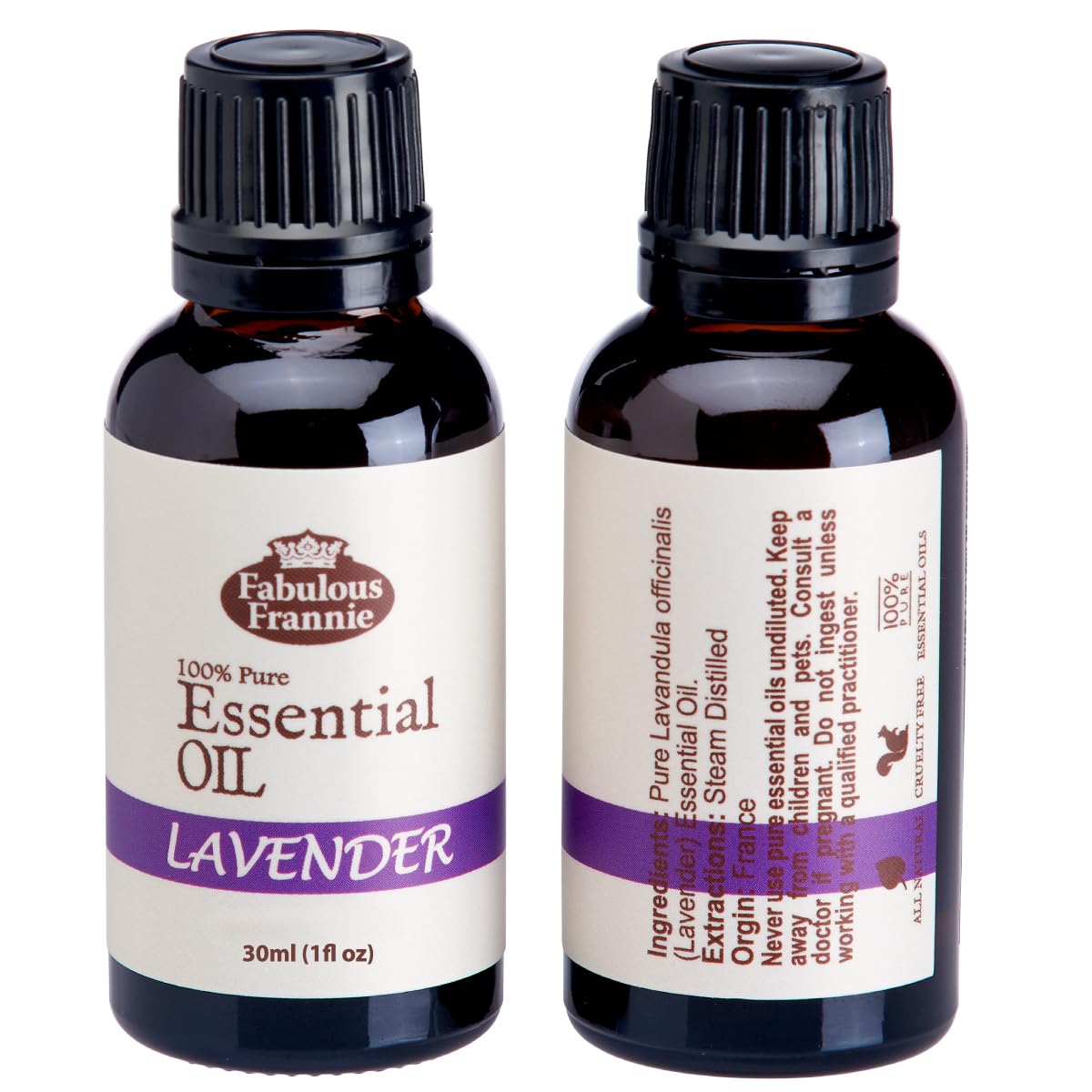 4 Pure Essential Oil Set Peppermint Lavender Sweet Orange Tea Tree 30ml L69252