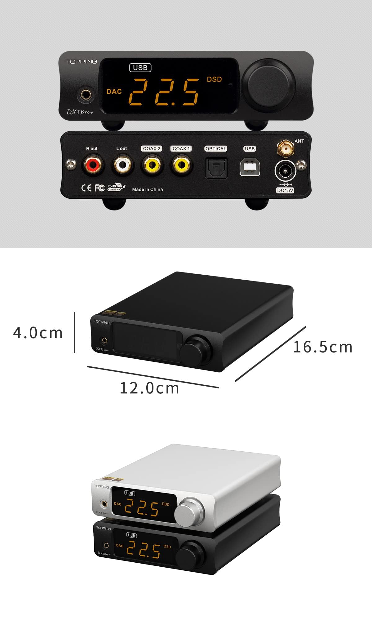 Hi-Res Audio DAC & Headphone Amplifier Z1646