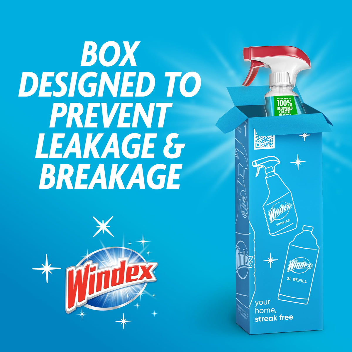 Glass & Window Cleaner Spray Bottle 23 oz M702