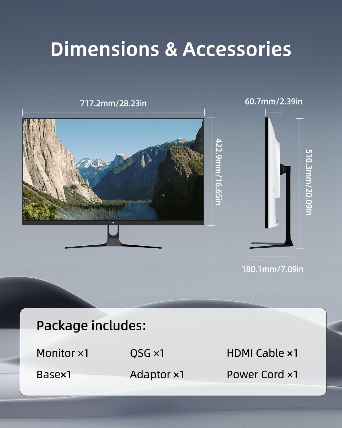 32 Inch 2K 1440P 120Hz IPS HDR Computer Monitor R888