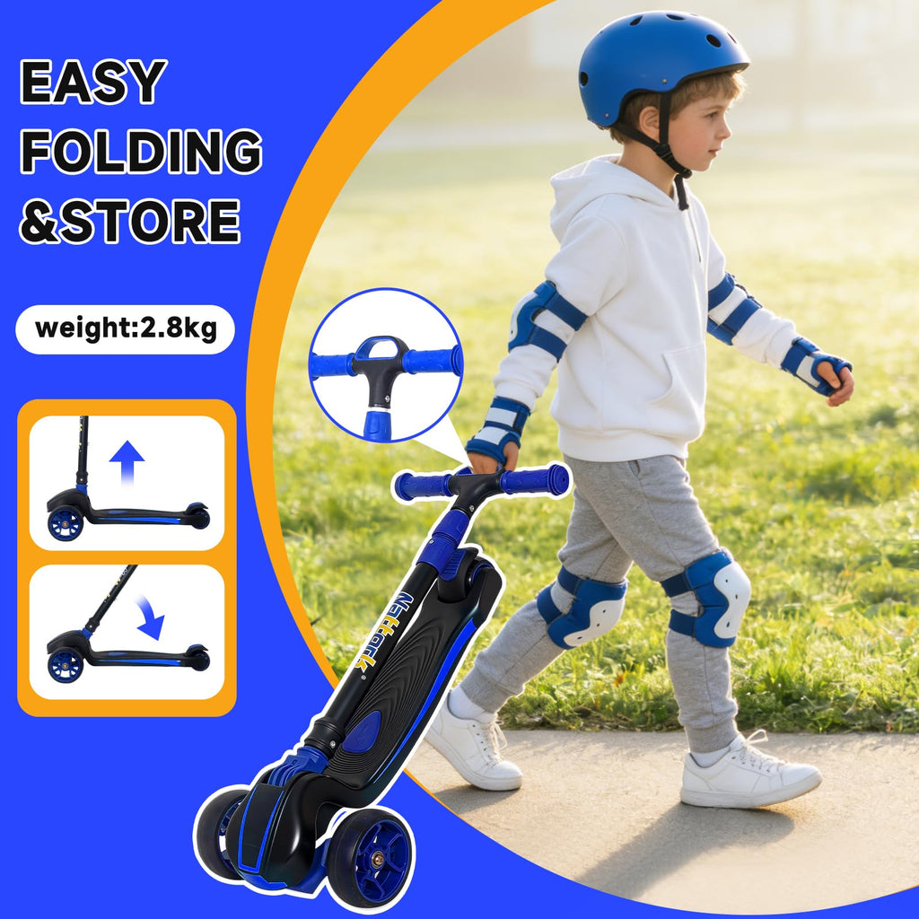 Kids 3-Wheel Foldable Kick Scooter S826