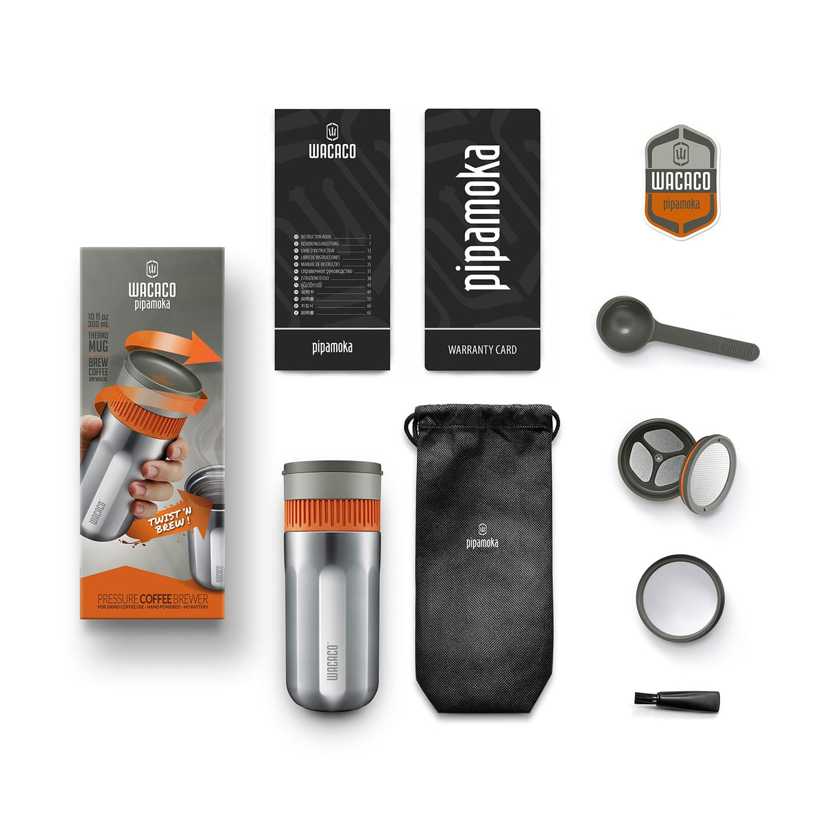 Portable Coffee Maker and Insulated Travel Mug, 10 fl oz B714