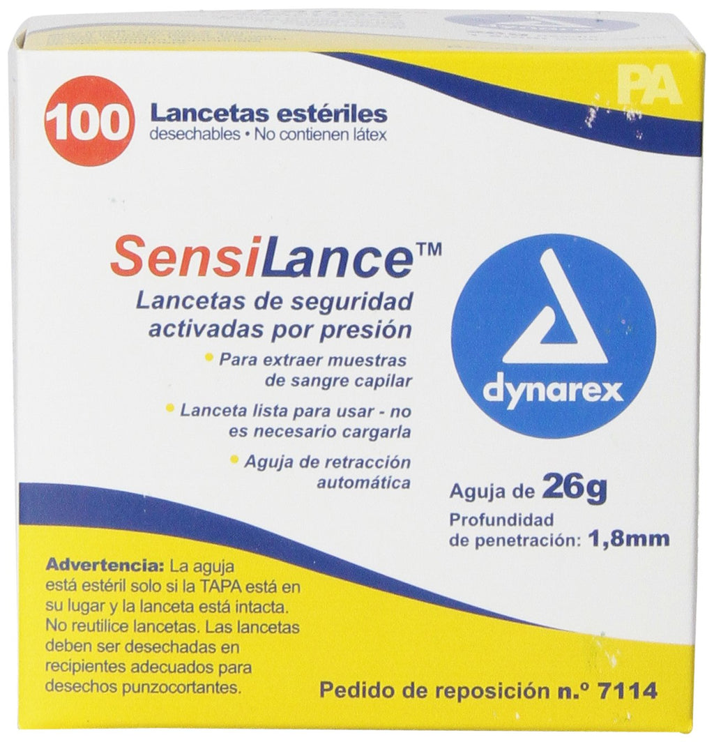 26 Gauge Sterile Safety Lancets 100 Count N8527