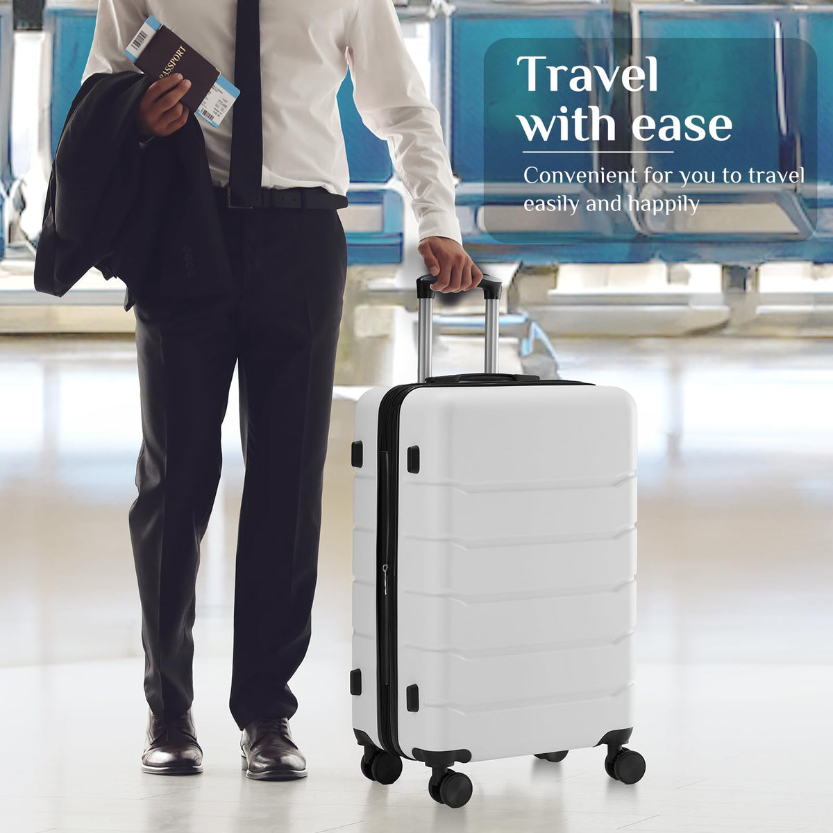 20 Inch Carry On Luggage with Spinner Wheels F13877