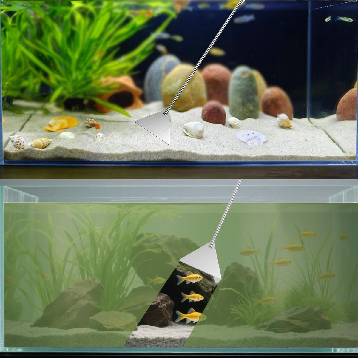 9IN1 Aquarium Cleaning Tools Long Handle Algae Scraper G899