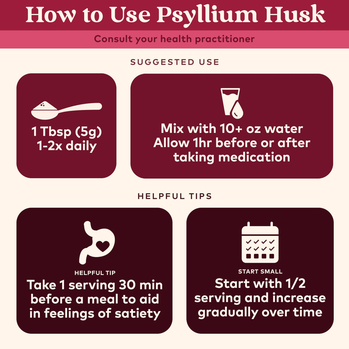 Psyllium Whole Husk Fiber Supplement 12 oz V776