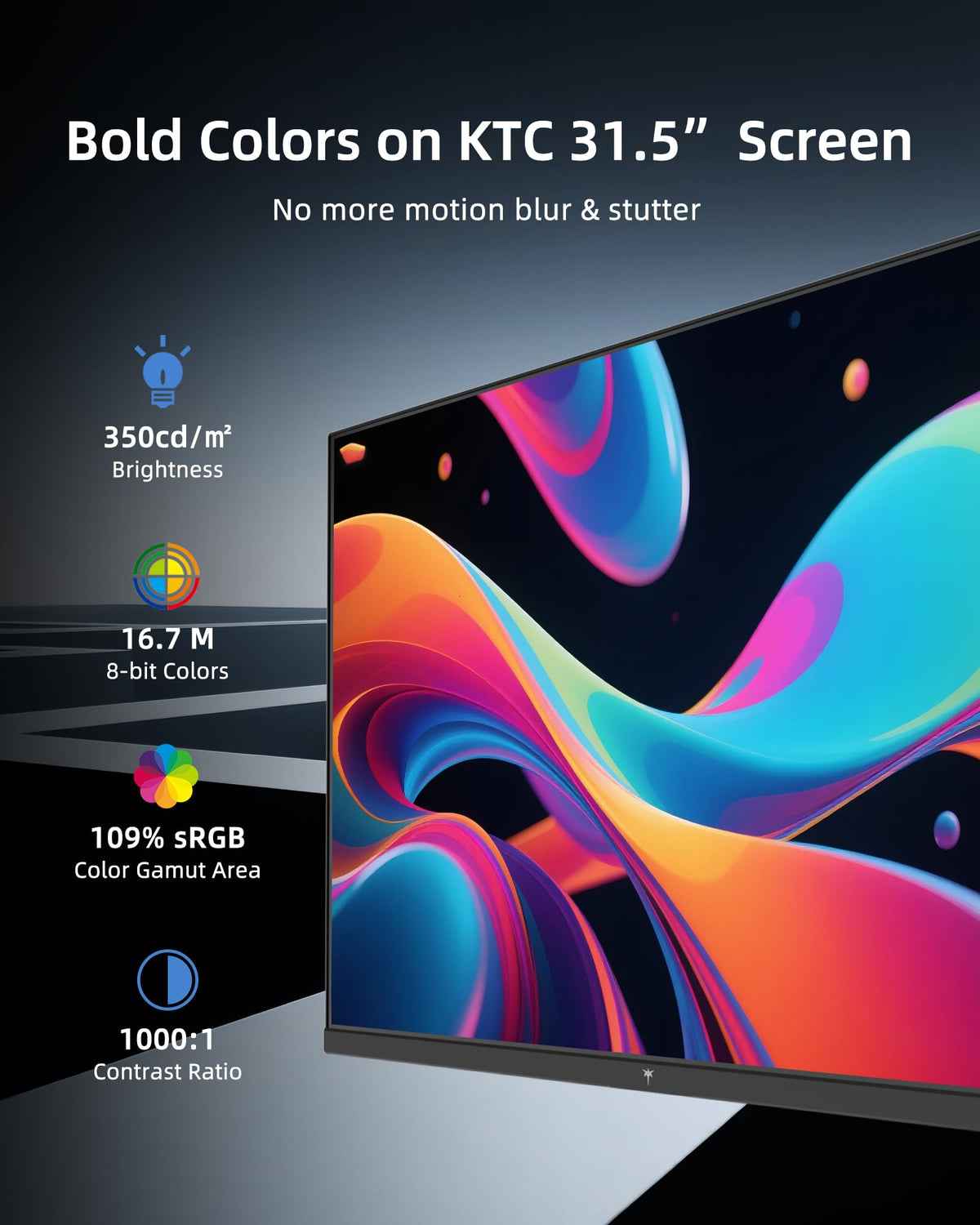 32 Inch 2K 1440P 120Hz IPS HDR Computer Monitor R888