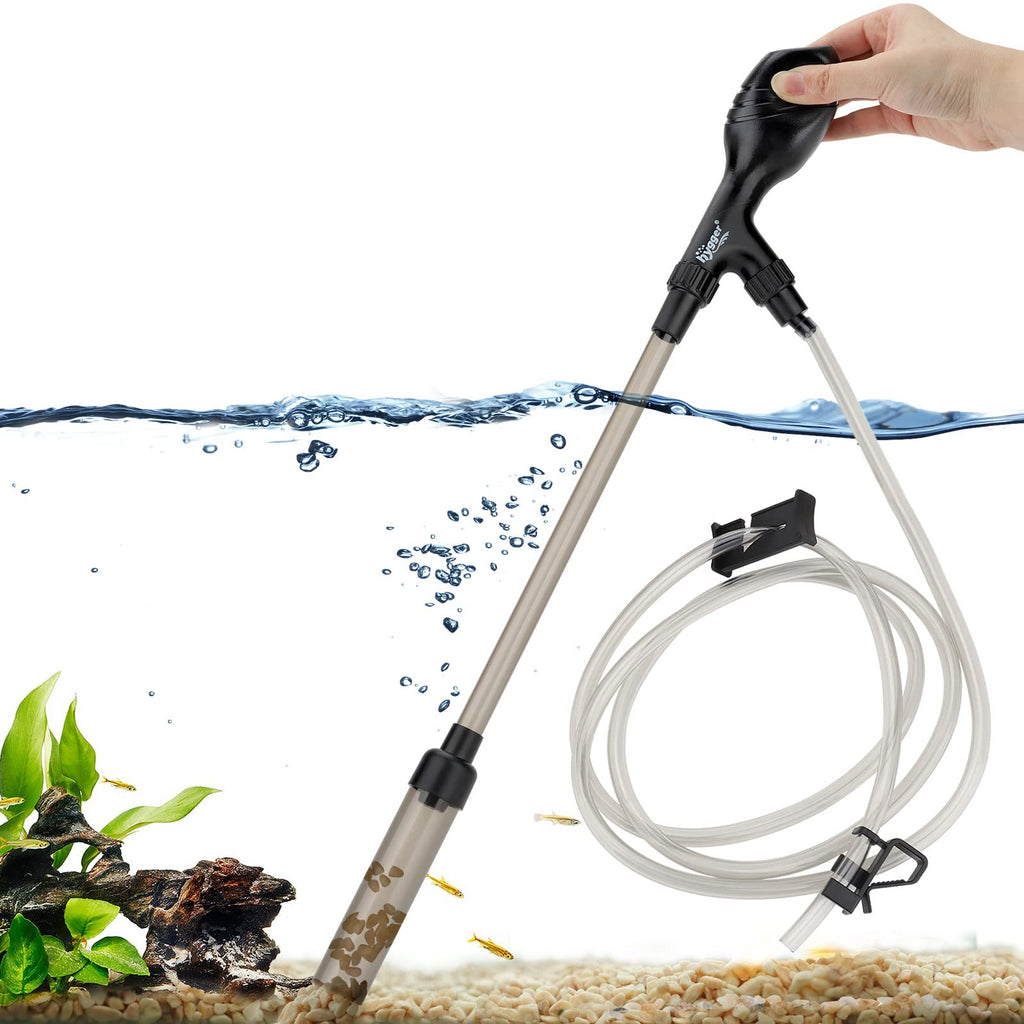 Small Manual Aquarium Gravel Cleaner with Suction Ball Z432772