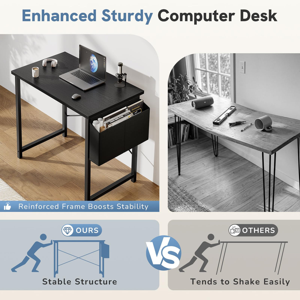 31" Small Computer Desk V125