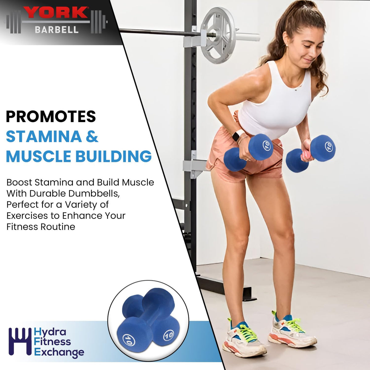 Neoprene Coated Dumbbell Set Blue C60168