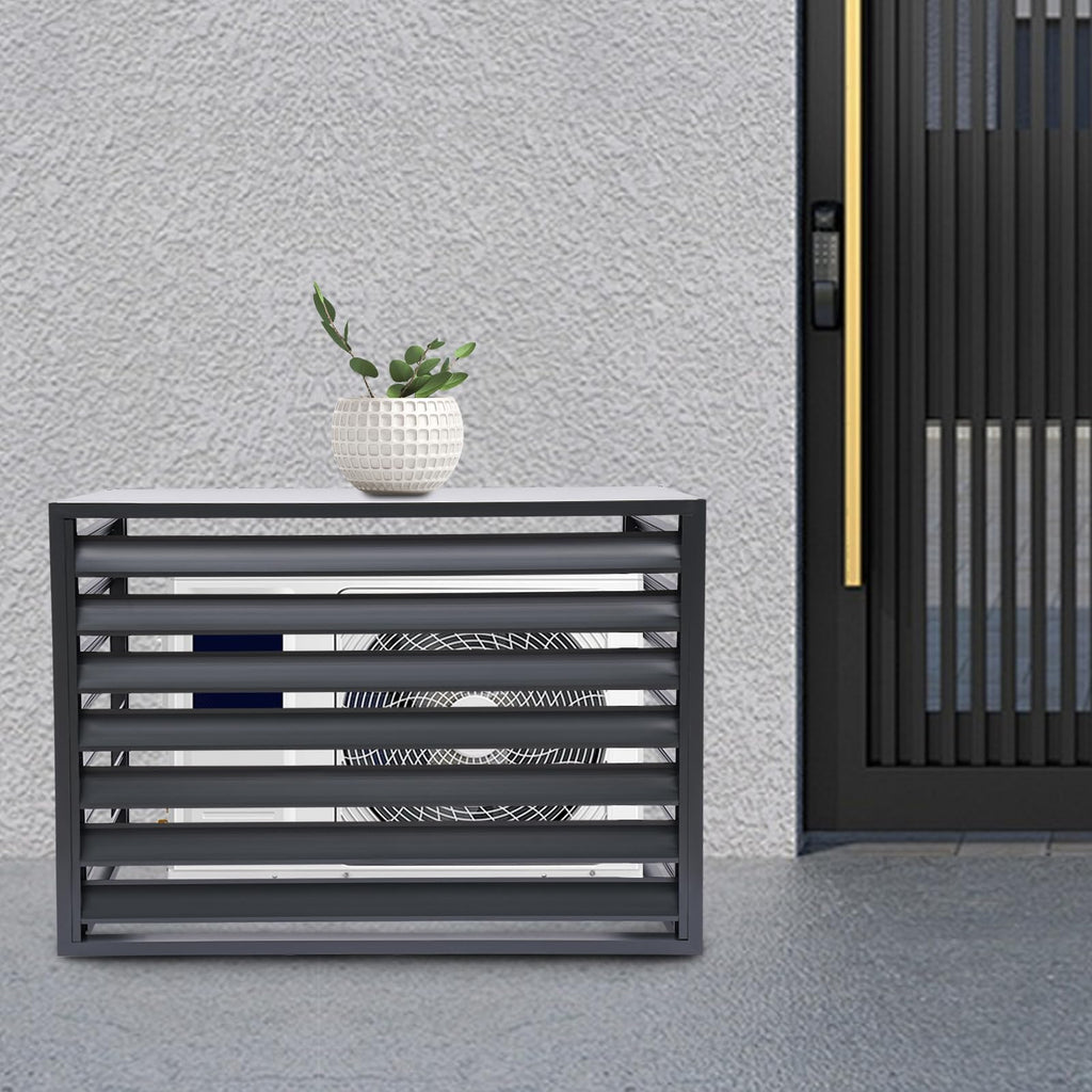 43x23x31 Inch Aluminum Alloy Air Conditioner Fence Screen O433209