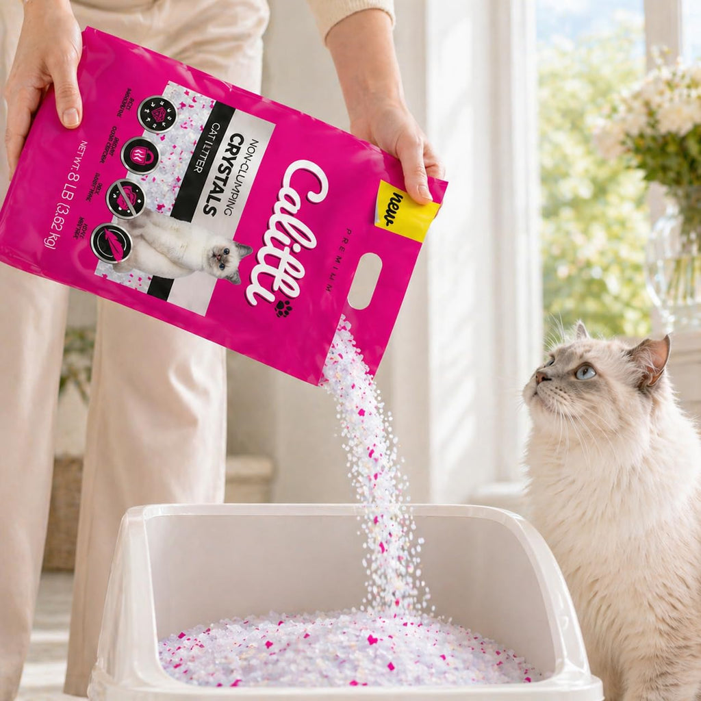 Unscented Dust Free Silica Gel Cat Litter 8 lb Bag R511