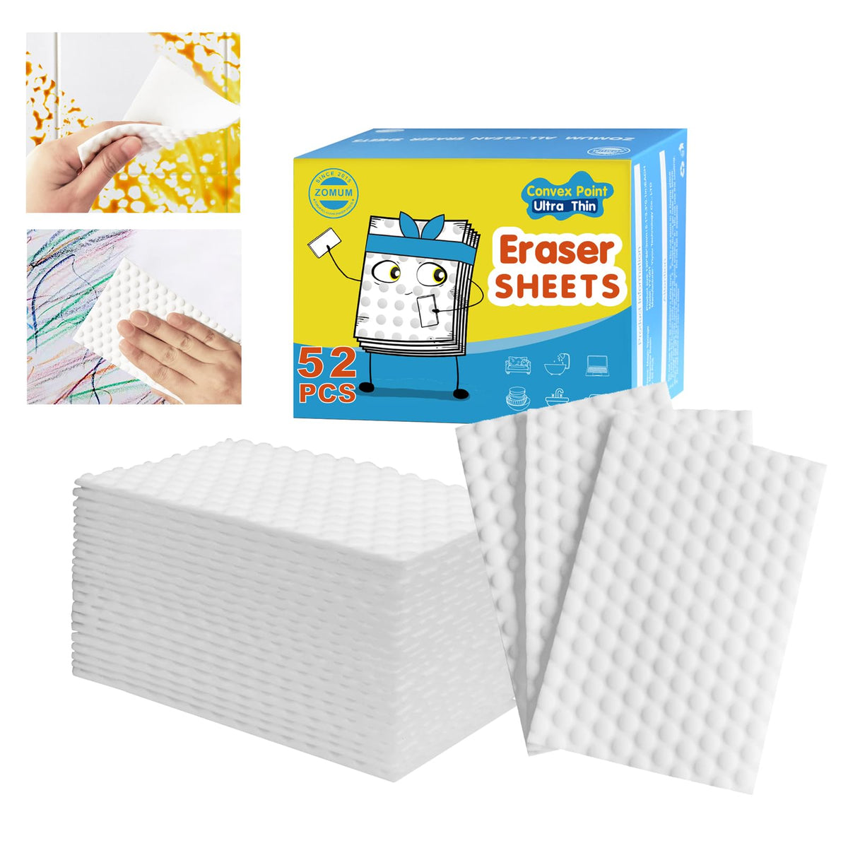 52 PCS Magic Sponge Eraser Sheets Y24029