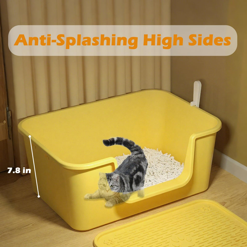 Low Entry High Sides Cat Litter Box B4373