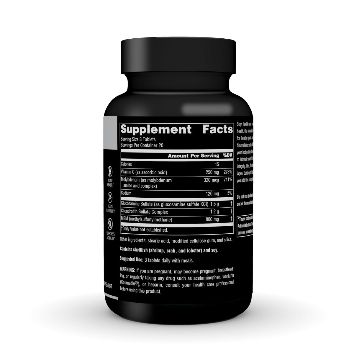 Glucosamine Chondroitin with MSM 60 Tablets K475405