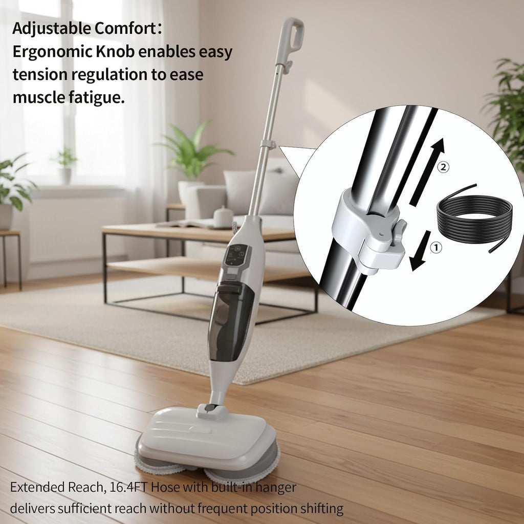 300°F Scrub & Steam Mop with 13 Accessories O269