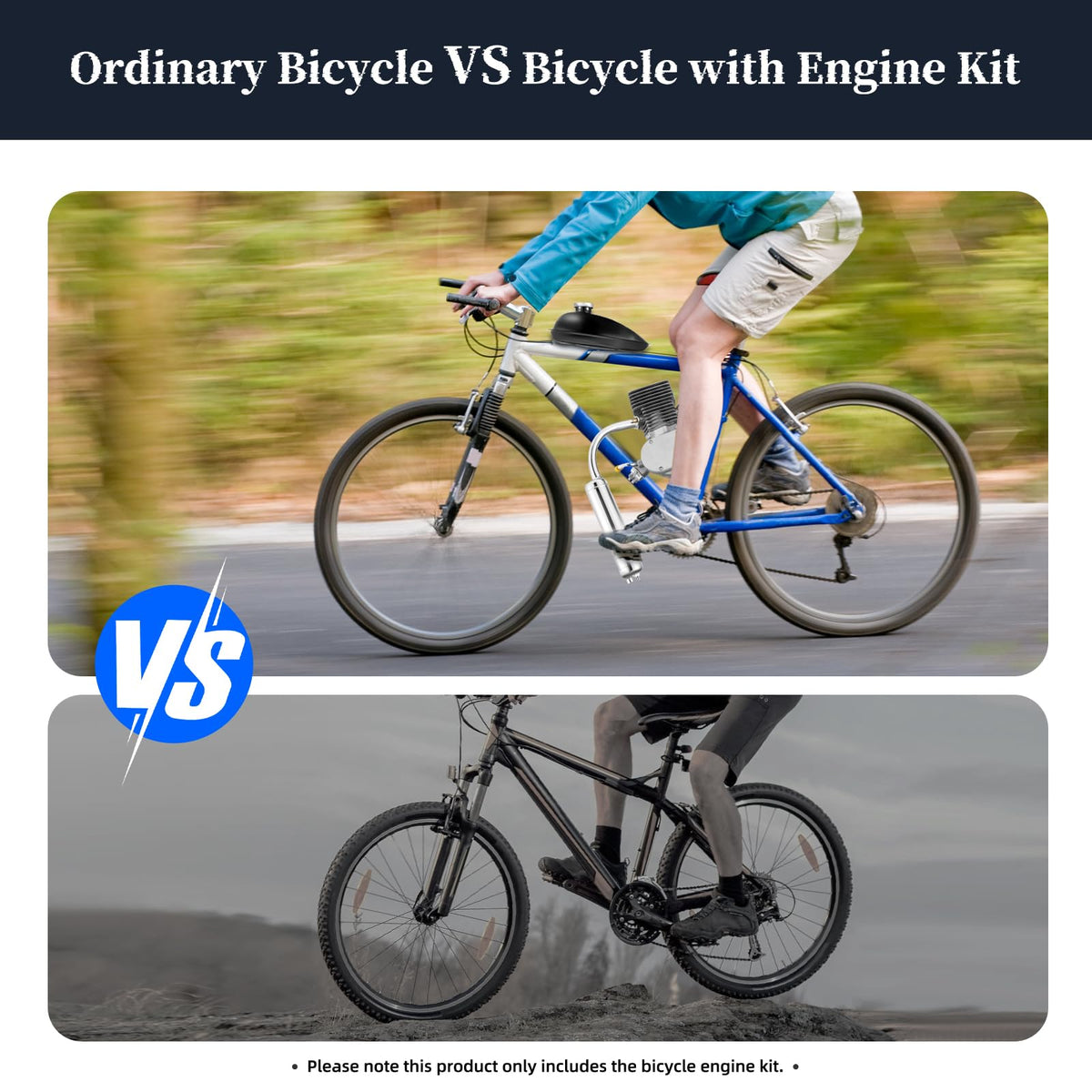 2 Stroke 100CC Bicycle Engine Kit with 36 Tooth Sprocket Q9096